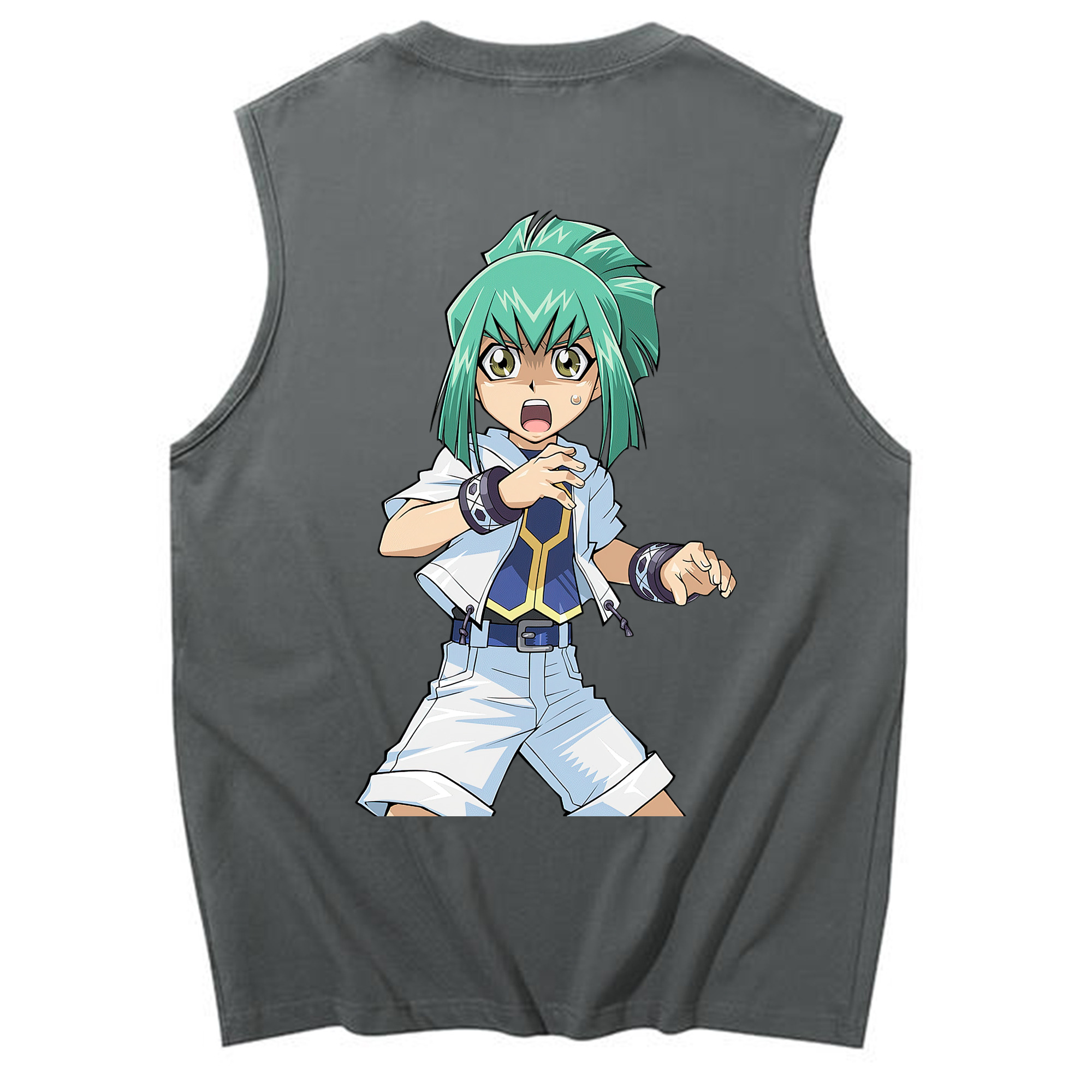 （画像用） 遊☆戯☆王 Yu-Gi-Oh! コットン100％タンクトップ（背面プリント）